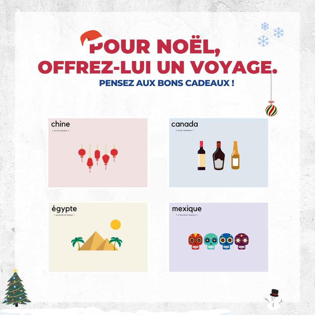 ! ALERTE ! Noël en approche : Grace à nos bons cadeaux, offrez un 