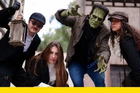 Événement pour Halloween à Strasbourg avec les personnages de Frankenstein – L’Éveil de la Créature dans les rues de la Petite France